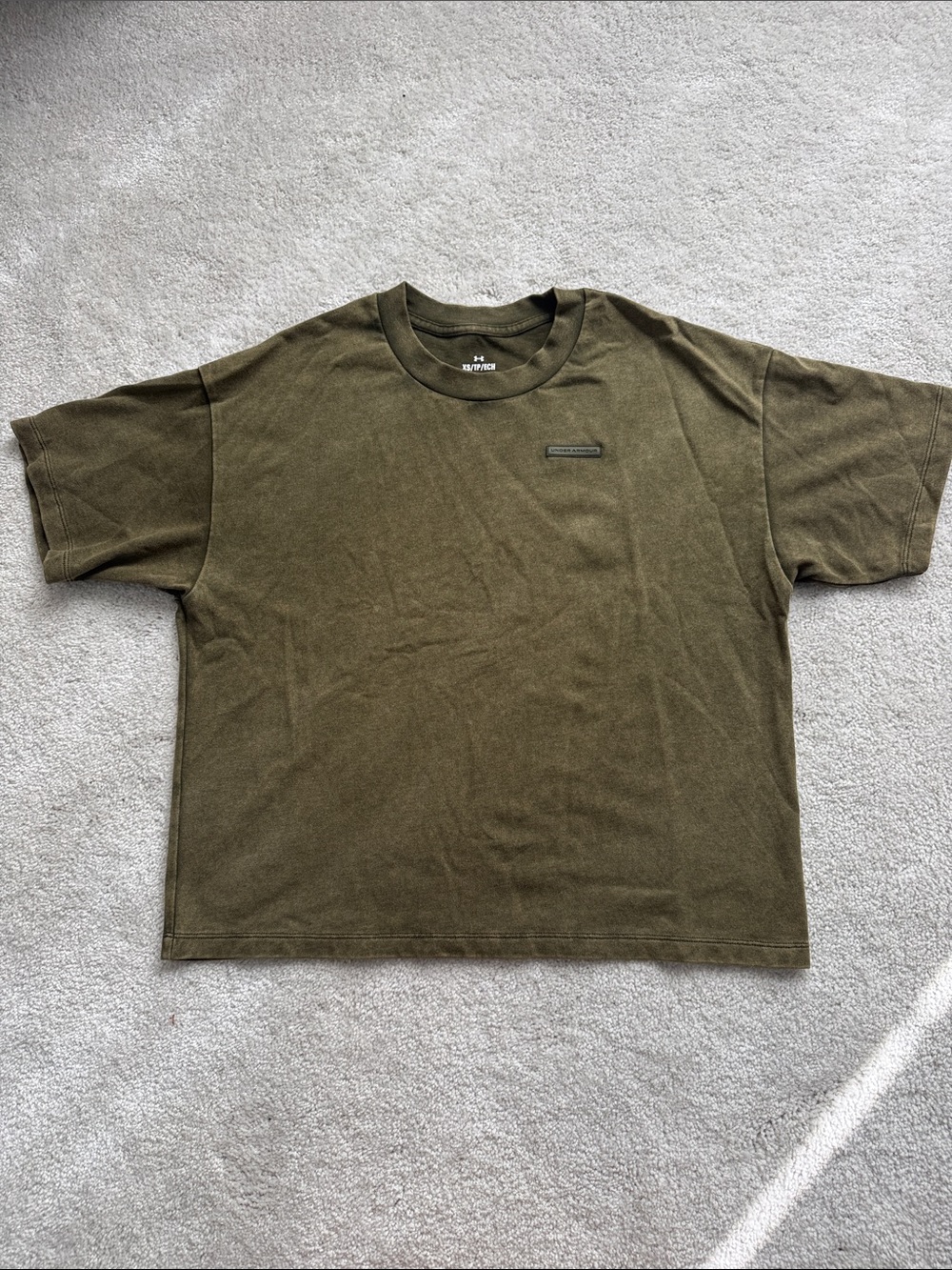 Under Armour Olive Short Sleeve Crew Tee